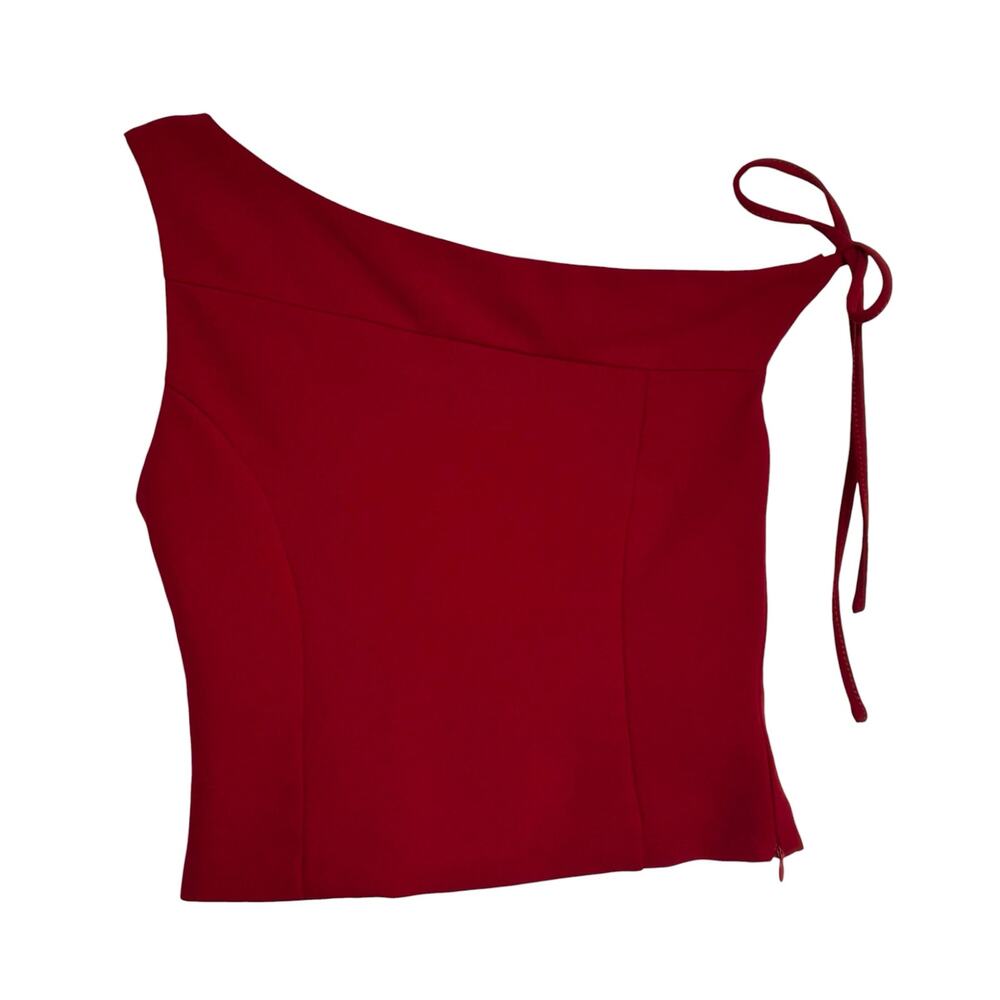 Red Blush Off the Shoulder Blouse Size S